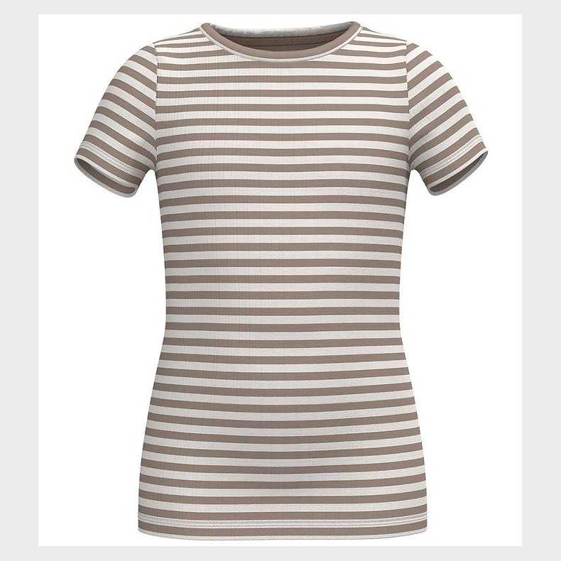 Name It T-shirt - Rib - NmfSuraja - Noos - Mocha Meringue