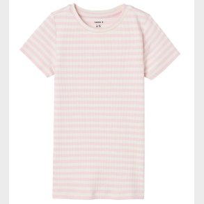 Name It T-shirt - Rib - NmfSuraja - Noos - Parfait Pink