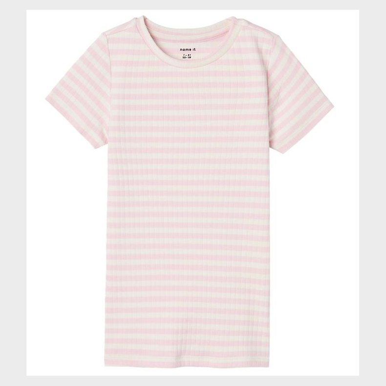 Name It T-shirt - Rib - NmfSuraja - Noos - Parfait Pink