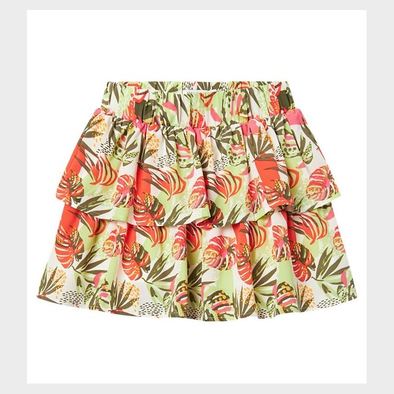 Name It Nederdel - NkfVinaya - Noos - Bright White/Tropical