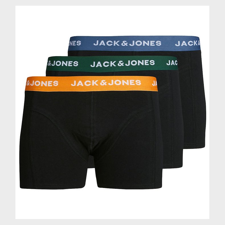 Jack & Jones Boxershorts - Noos - JacGab - 3-pak - Dark Green/Bl