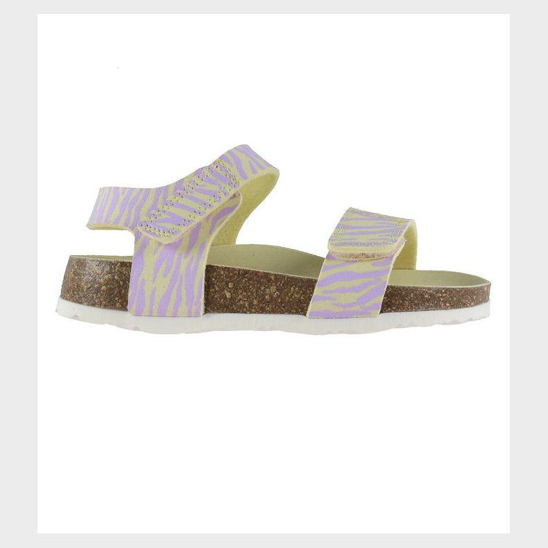 Superfit Sandaler - Fussbettpantoff - Gul/Lilla