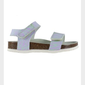 Superfit Sandaler -Fussbettpantoff - Grn/Lilla