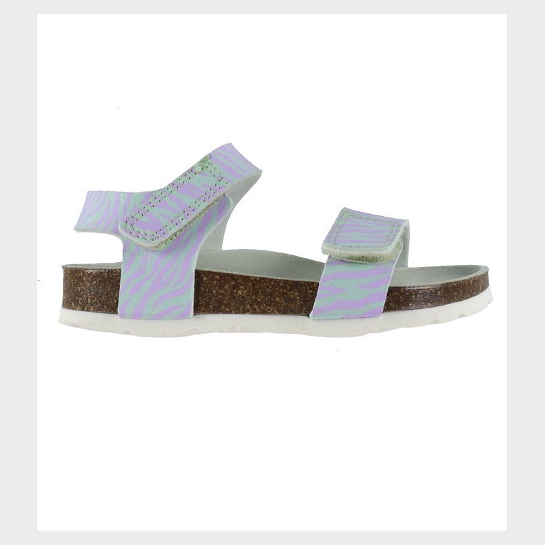 Superfit Sandaler -Fussbettpantoff - Grn/Lilla