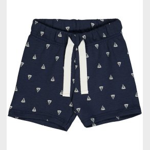 Msli Shorts - Sailboat - Night Blue/Balsam Cream