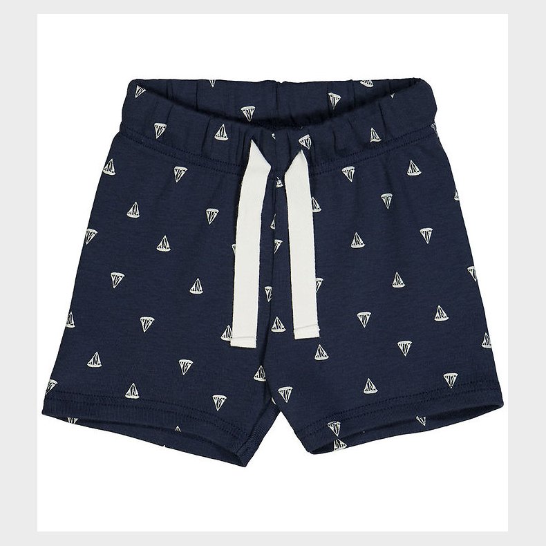 Msli Shorts - Sailboat - Night Blue/Balsam Cream