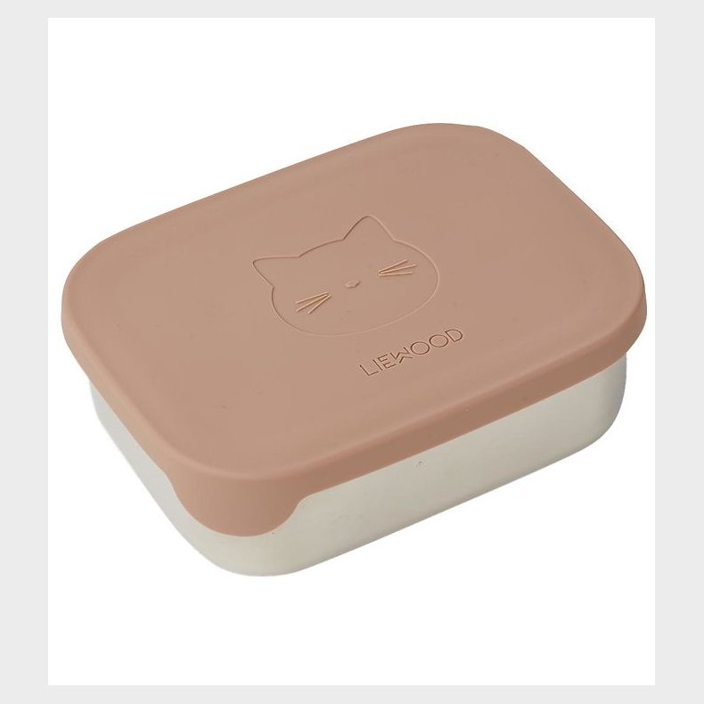 Liewood Madkasse - Silikone/Stl - Arthur - Cat Dark Rose