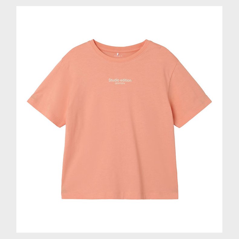 Name It T-shirt - NkmBrody - Noos - Papaya Punch