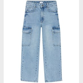 Grunt Jeans - Giant Cargo Dashing - Mid Blue