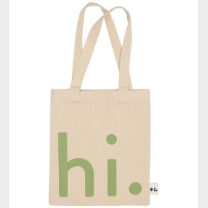 Design Letters Shopper - Lille - Hi - Natur/Gr�n