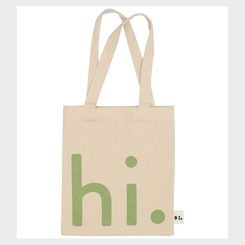 Design Letters Shopper - Lille - Hi - Natur/Gr�n