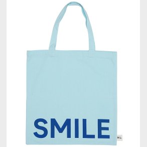 Design Letters Shopper - Smile - Ice Blue