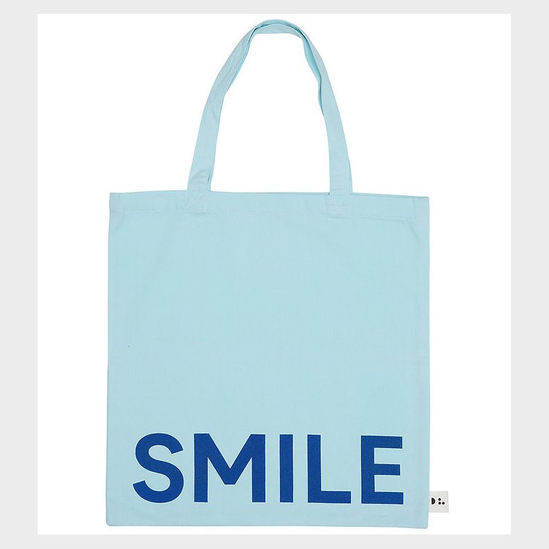 Design Letters Shopper - Smile - Ice Blue