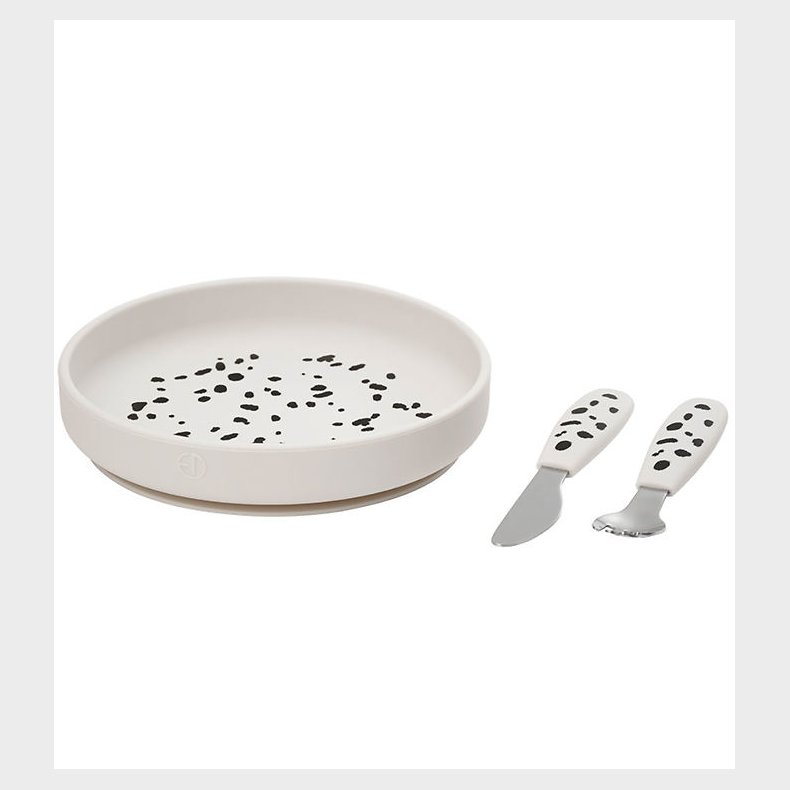 Elodie Details Spisest - Silikone - 3 dele - Dalmatian Dots
