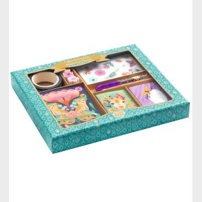 Djeco Brevpapir - 22 Dele - Lovely Mini Kendra