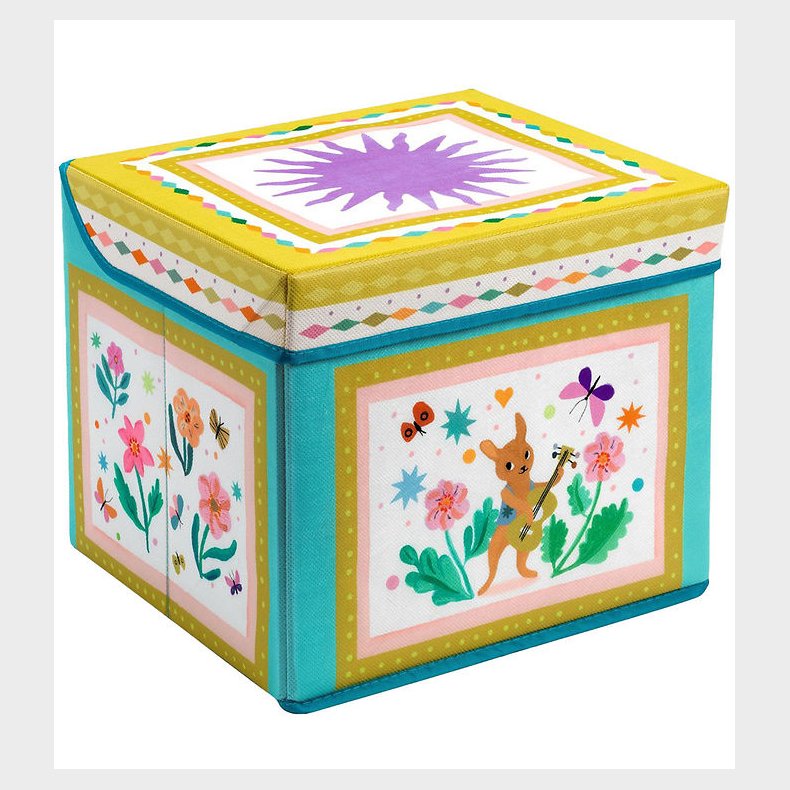 Djeco Opbevaringskasse - 29x26x25 cm - Caravan