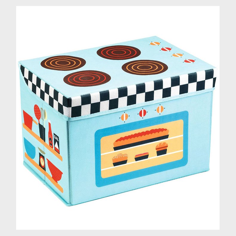 Djeco Opbevaringskasse - 35x25x25 cm - Komfur