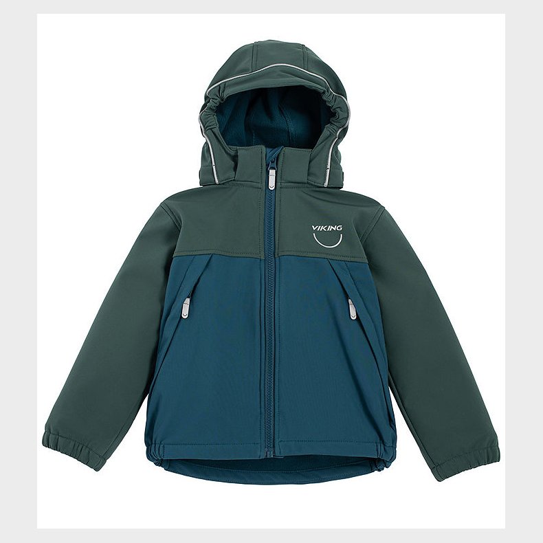 Viking Softshelljakke m. Fleece - Play - Dark Green