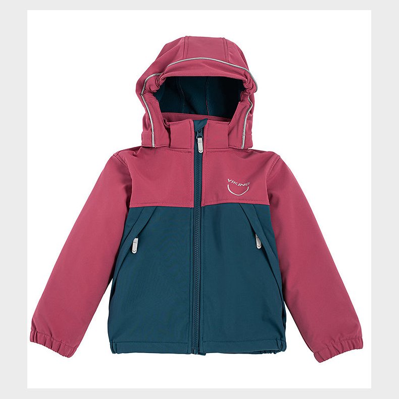 Viking Softshelljakke m. Fleece - Play - Plum/Navy