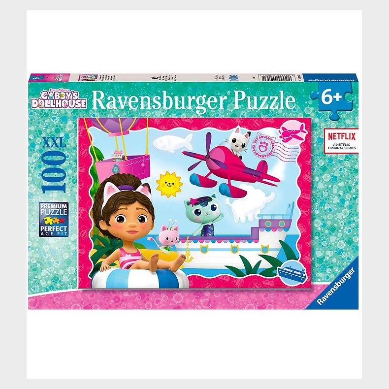 Ravensburger Puslespil - 100 Brikker - Gabby's Dollhouse