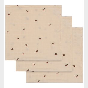 Konges Sl�jd Stofbleer - 65x65 cm - 3-pak - Cherry