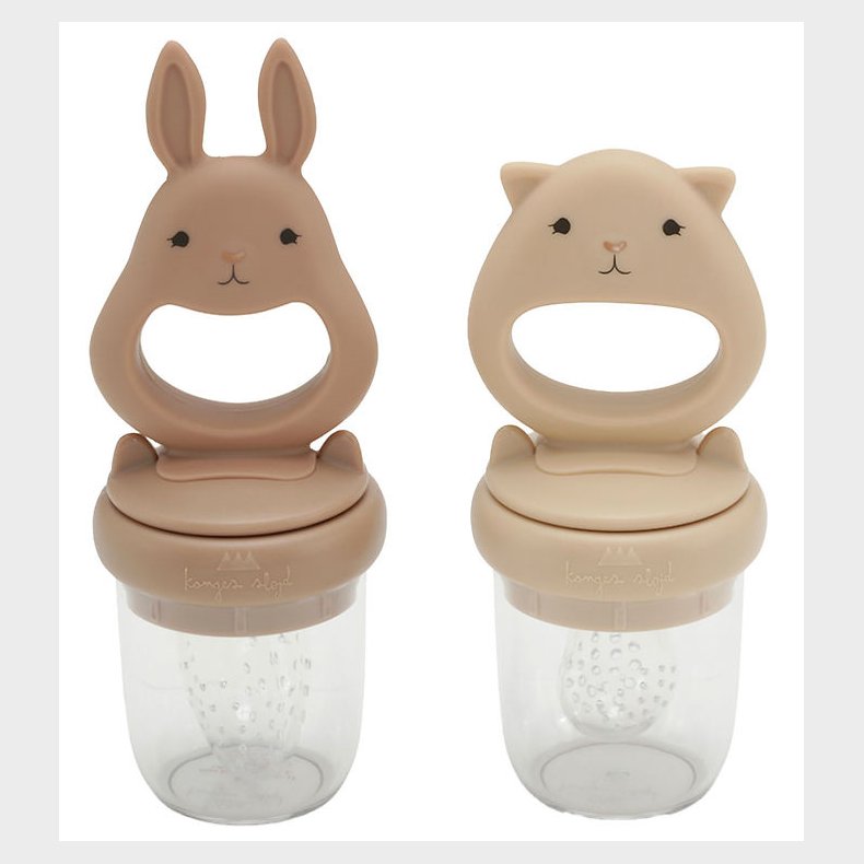 Konges Sljd Food Feedere - 2-pak - Bark/Shell