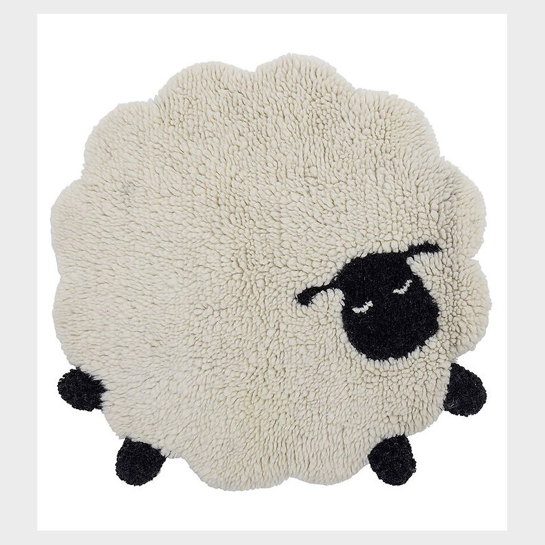 Bloomingville Tppe - Dolly - Uld - Hvid