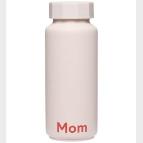 Design Letters Termoflaske - Mom - 500 ml - Pastel Beige