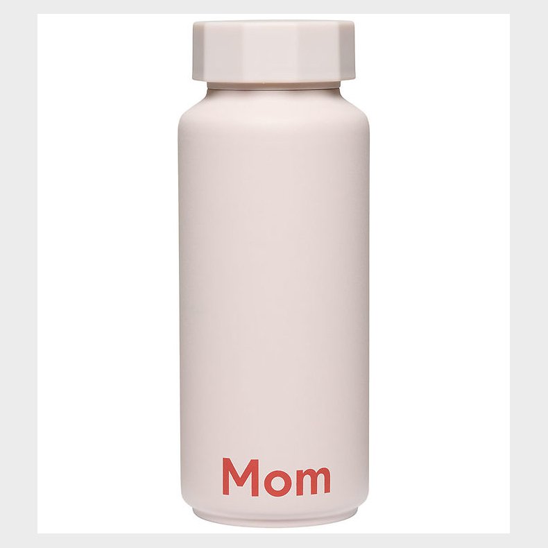 Design Letters Termoflaske - Mom - 500 ml - Pastel Beige