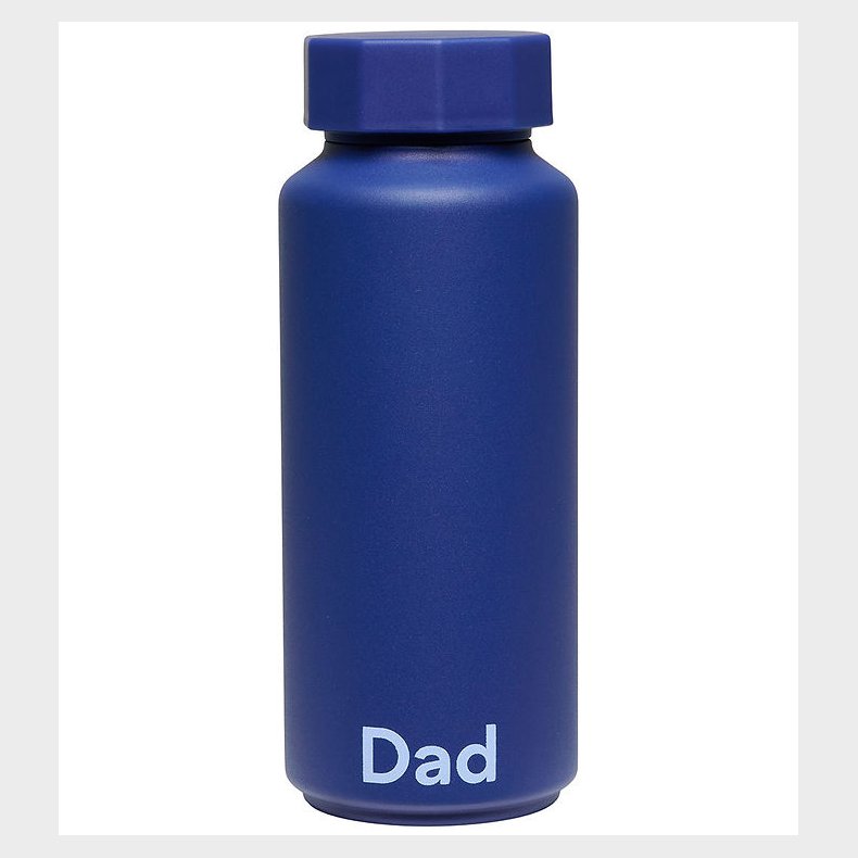 Design Letters Termoflaske - Dad - 500 ml - Midnight Blue