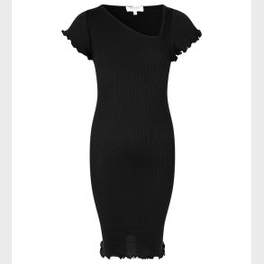 Rosemunde Kjole - Rib - Sort
