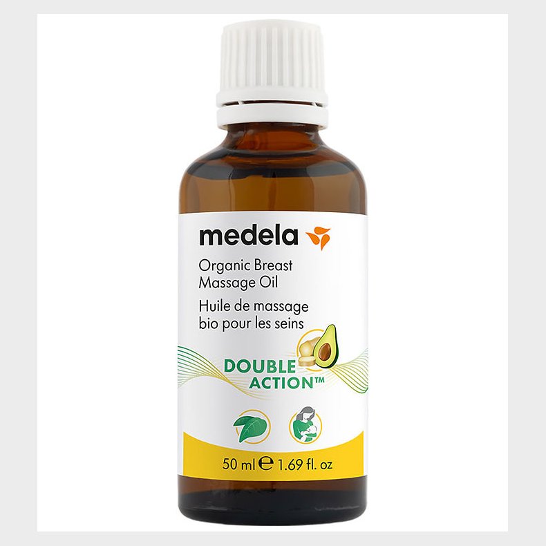 Medela Massageolie Til Brysterne - kologisk - 50 ml