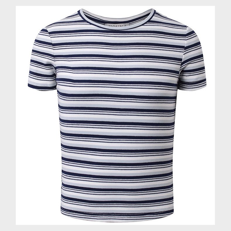 Hound T-shirt - Rib - Blue Stripe