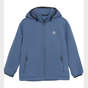 Color Kids Softshelljakke m. Fleece - Vintage Indigo