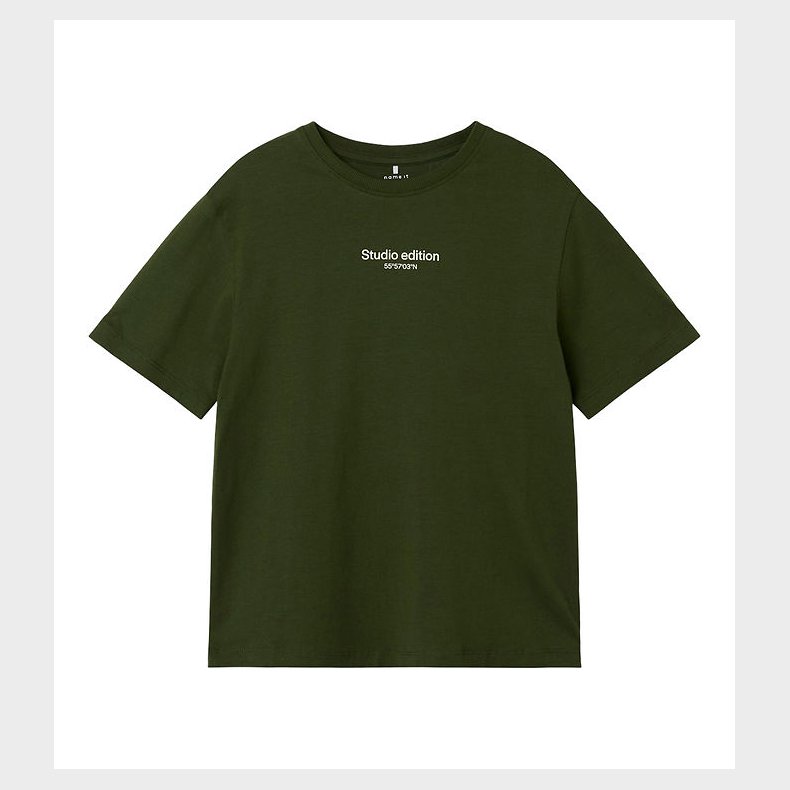 Name It T-shirt - NkmBrody - Noos - Rifle Green