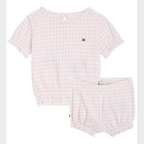 Tommy Hilfiger St - T-shirt/Bloomers - Ruffle Gingham - White/P