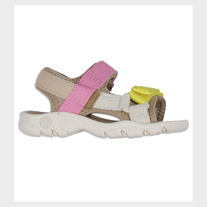 Bisgaard Sandaler - Nico - Yellow/Pink