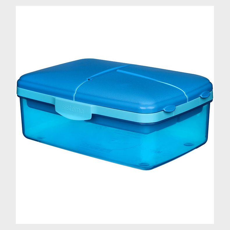 Sistema Madkasse - Slimline Quaddie - 1,5 l - Bl�/Lysebl�