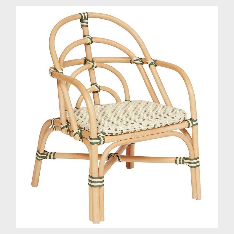 OYOY Udendrs Stol - Momi Mini - 40x45x49 cm - Vanilla/Olive