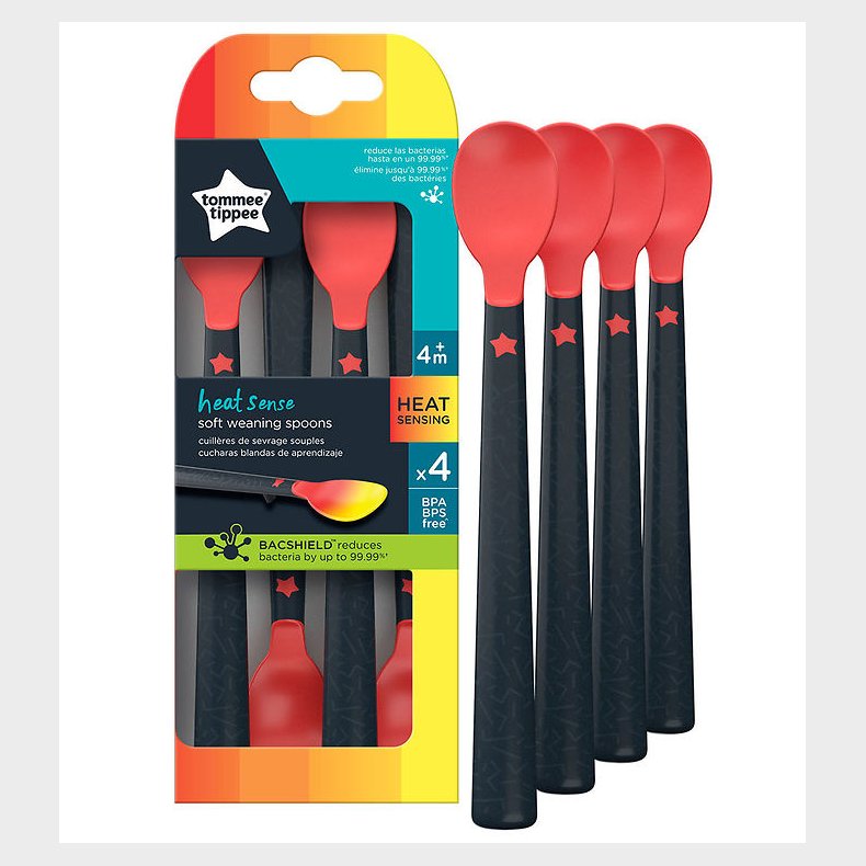 Tommee Tippee Babyskeer m. Varmesensor - Heatsense - 4-pak - Nav