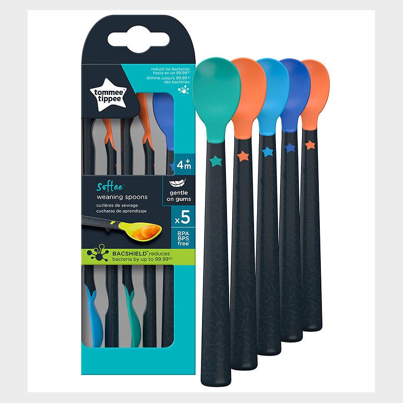 Tommee Tippee Babyskeer - Softee - 5-pak - Navy/Multifarvet