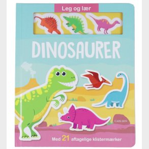 Forlaget Carlsen Klistermrkebog - Leg Og Lr - Dinosaurer - Dan