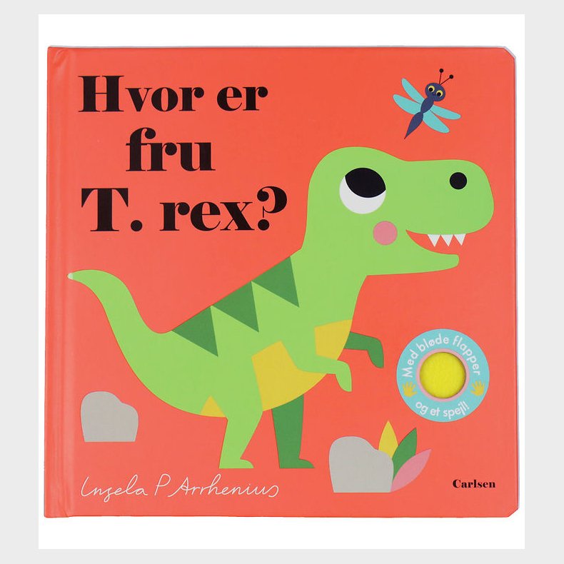 Forlaget Carlsen Billedbog m. Flapper - Hvor Er Fru T. Rex - Dan