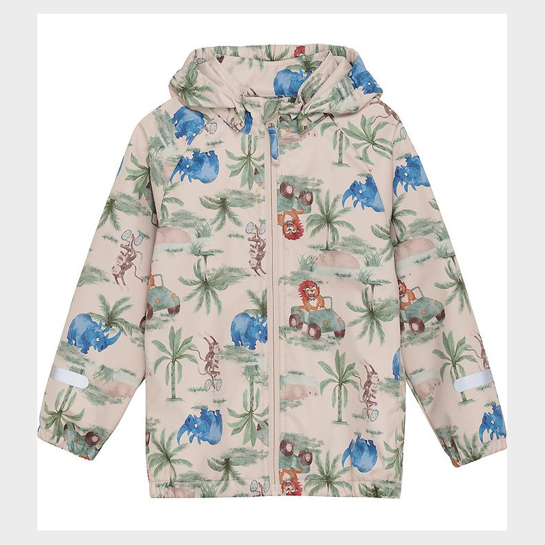 CeLaVi Softshelljakke - Dress Blues/Creme m. Elefanter