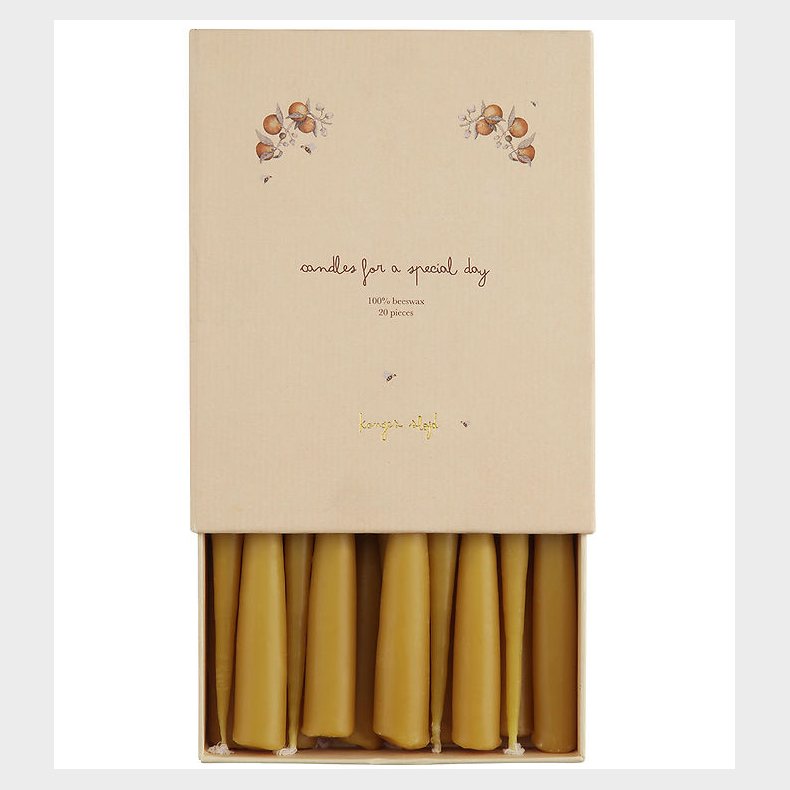 Konges Sl�jd Lys til F�dselsdagstog - 20 stk. - Nature