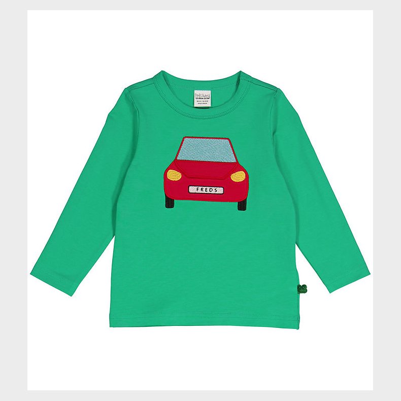 Freds World Bluse - Hello Car - Grass
