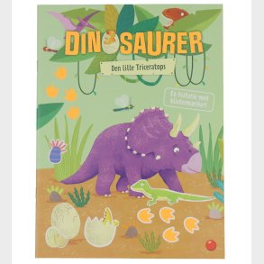 Forlaget Bolden Klistermrkebog - Dinosaurer: Den Lille Tricerat