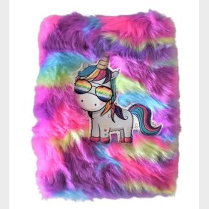 Hot Focus Notesbog - Enhjrning Langhret plys