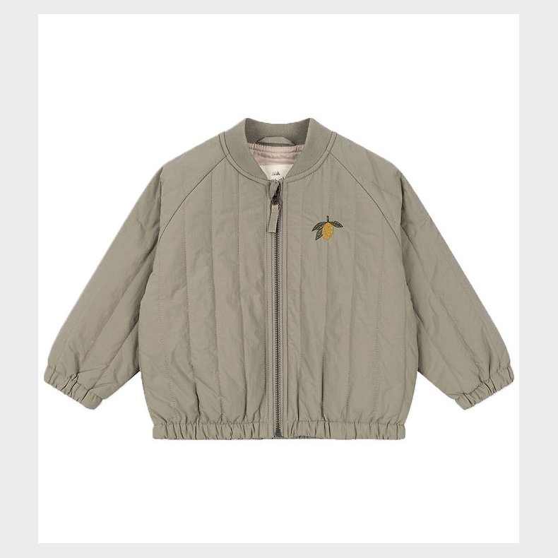 Konges Sljd Termojakke - Juno Bomber - Laural Oak m. Citron