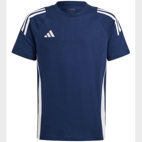 adidas Performance T-shirt - Tiro 24 SWTEEY - Bl�/Hvid